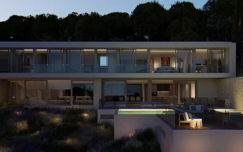 Spacious designer villa with sea views – photo 13
