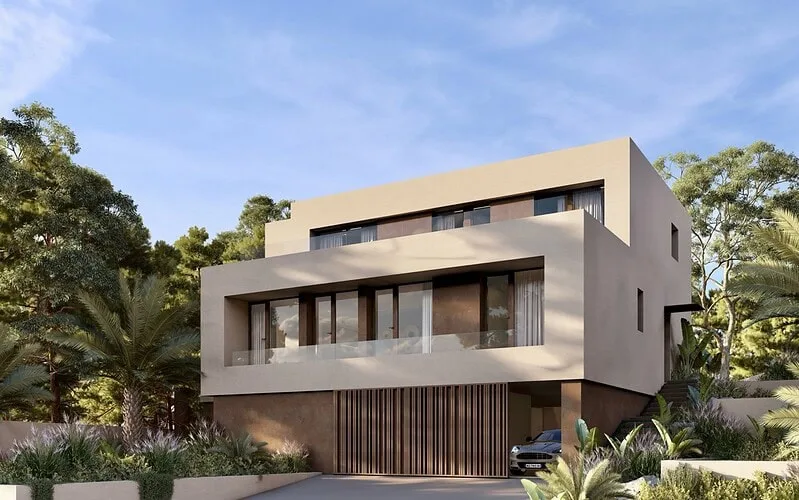 Modern Mediterranean villa in the heart …