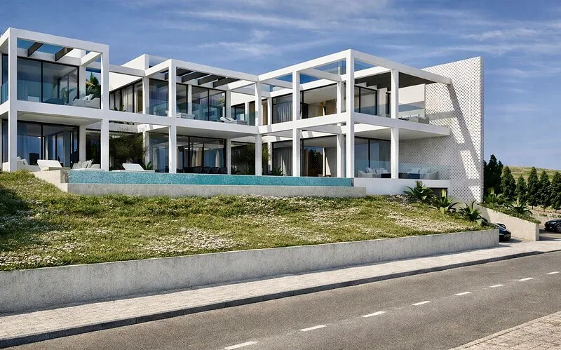 Property with an approved high-end villa …