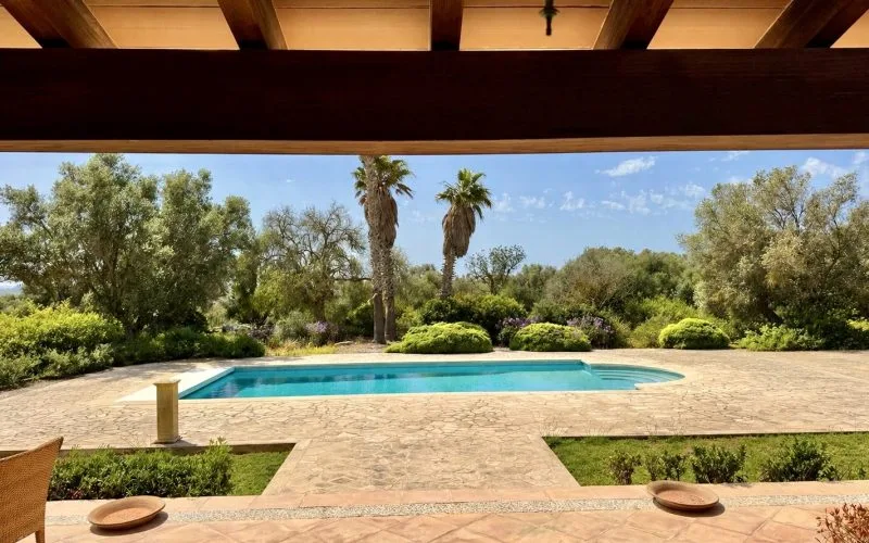 Private finca with sweeping views all the way to Cabrera in a quiet location near Ses Salines – photo 13